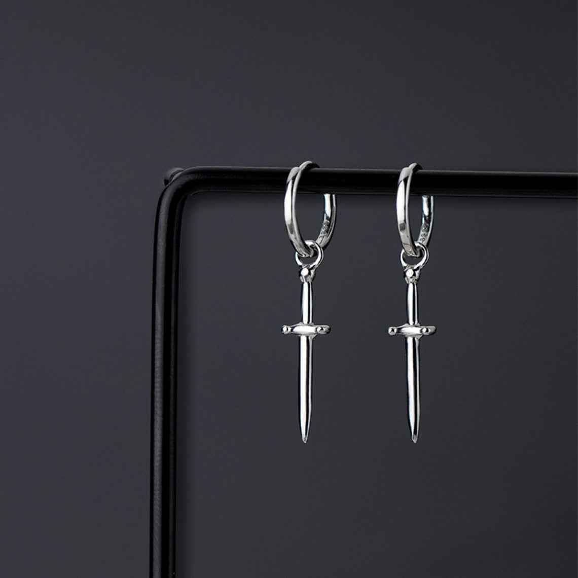 Dagger Earrings - earrings with crossed swords