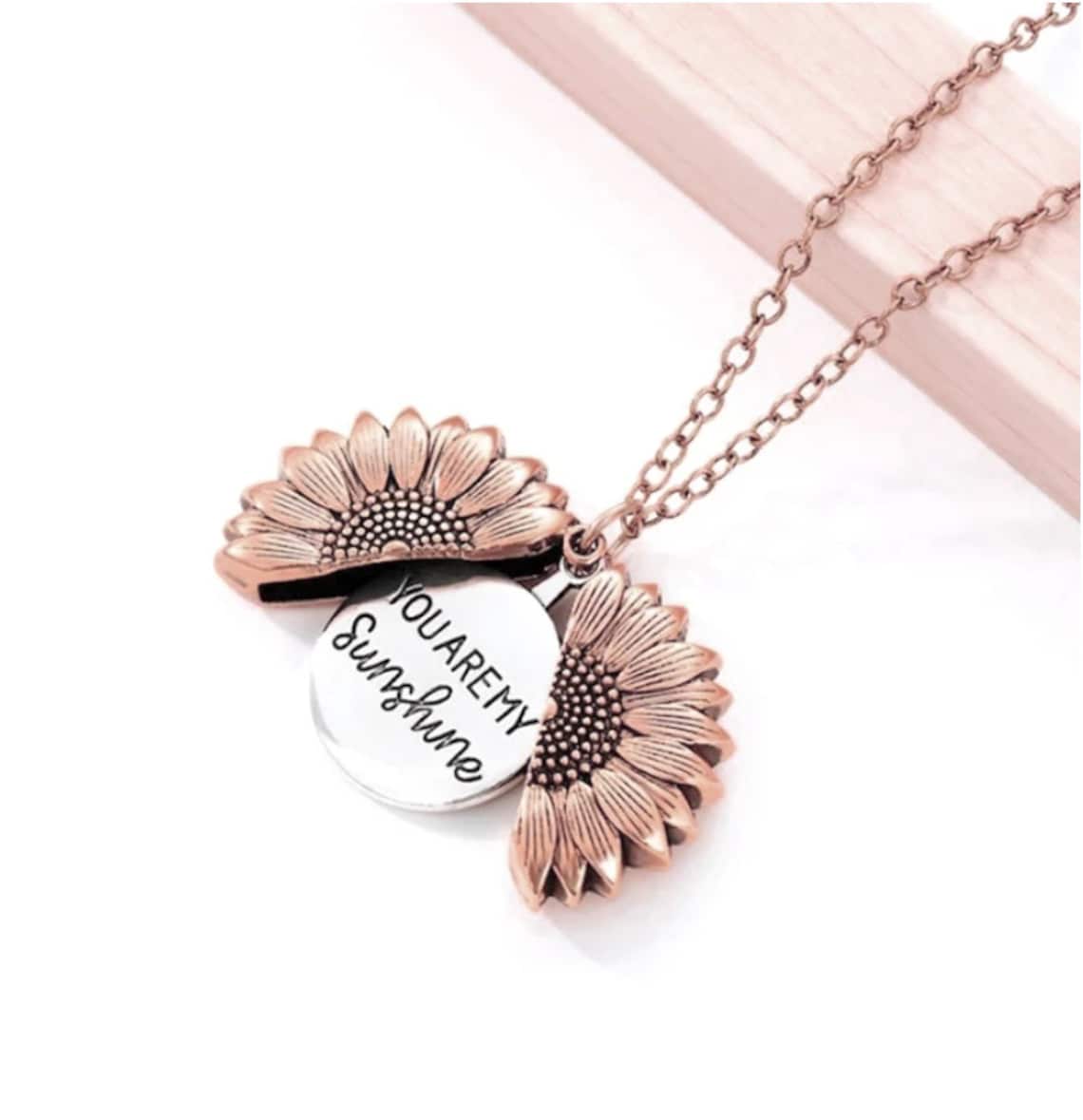 Eres mi sol - Sunflower Pendant Necklace