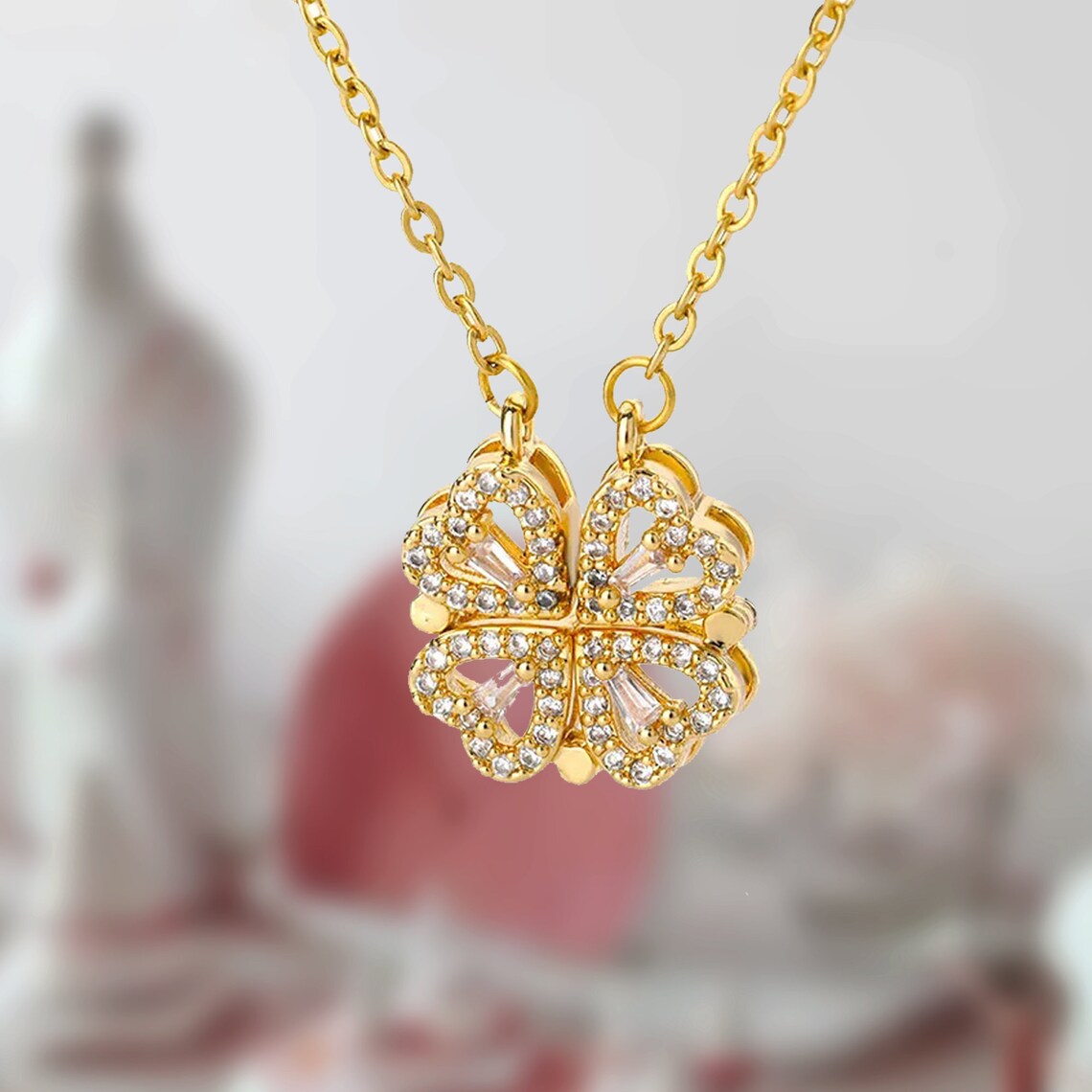 Four-Leaf Clover Necklace