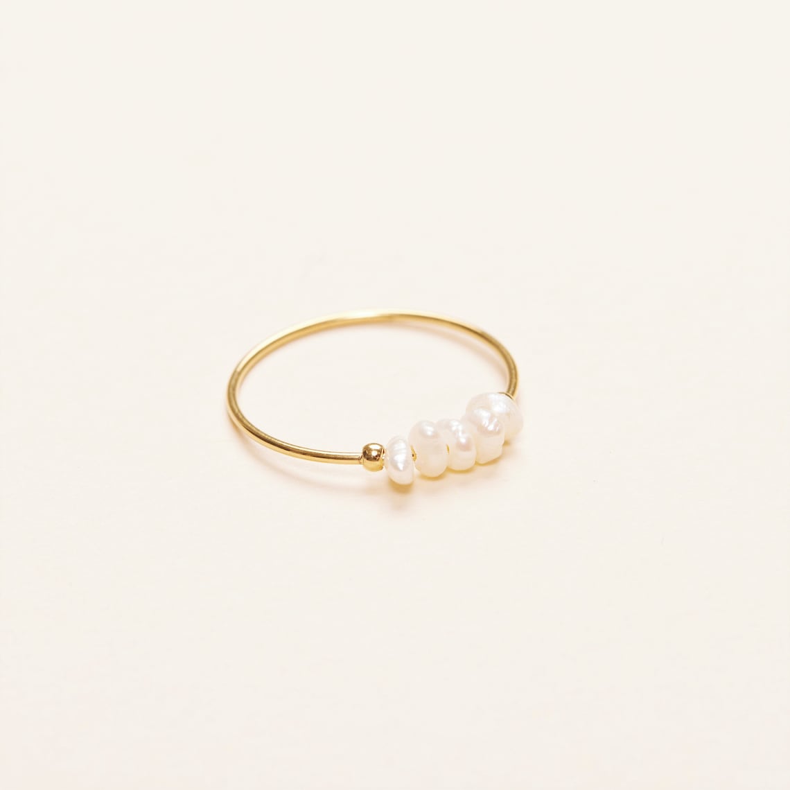 Mini freshwater pearl ring