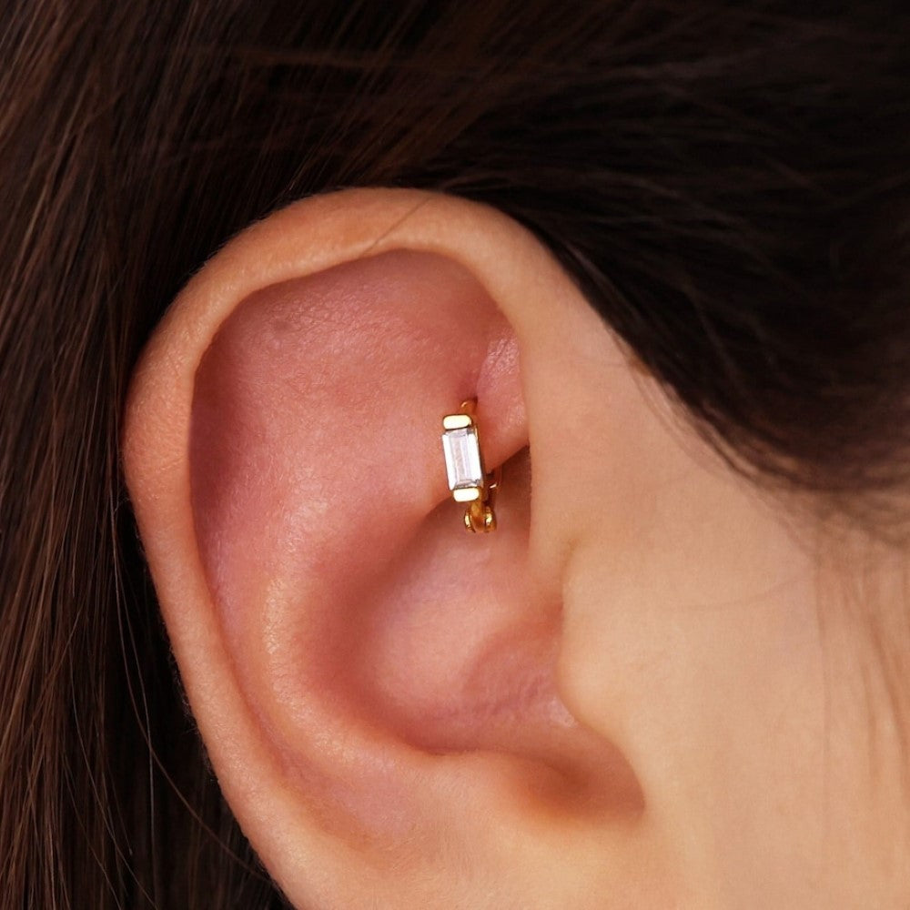 Diamond Earrings - Baguette Earrings