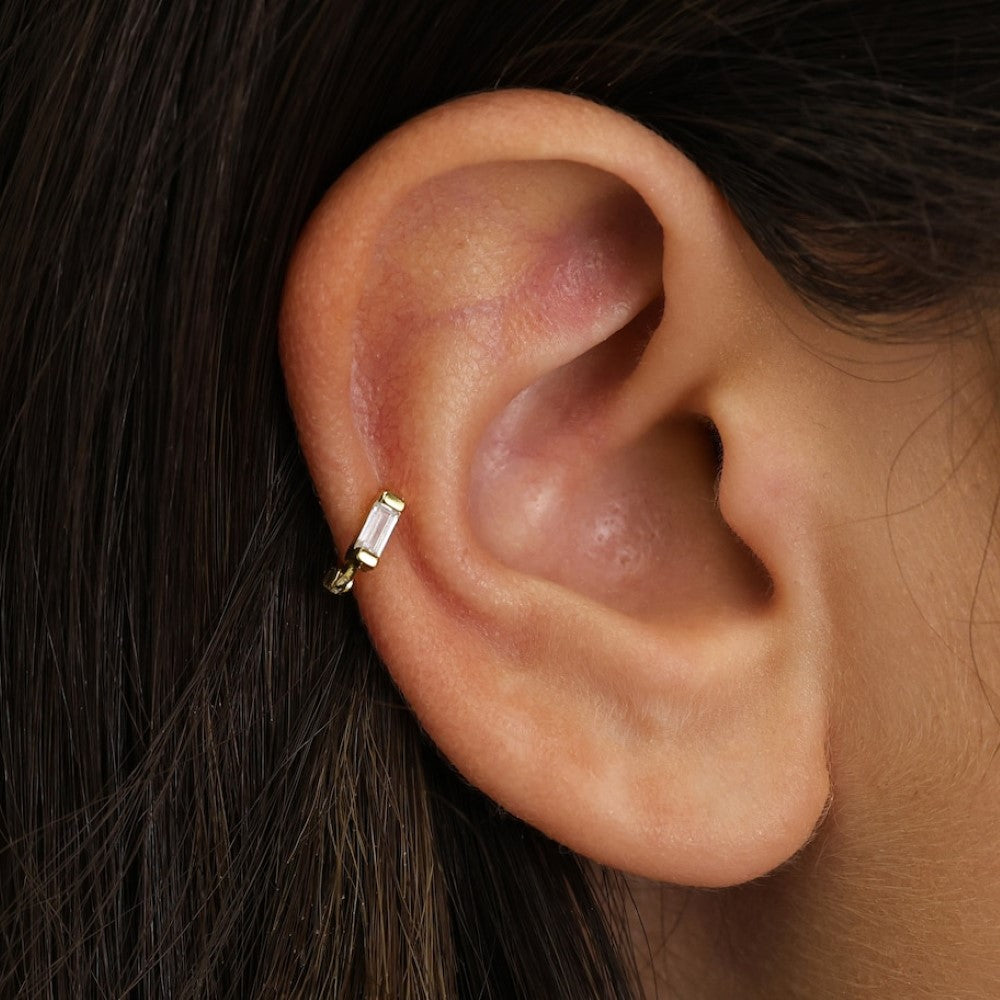 Diamond Earrings - Baguette Earrings