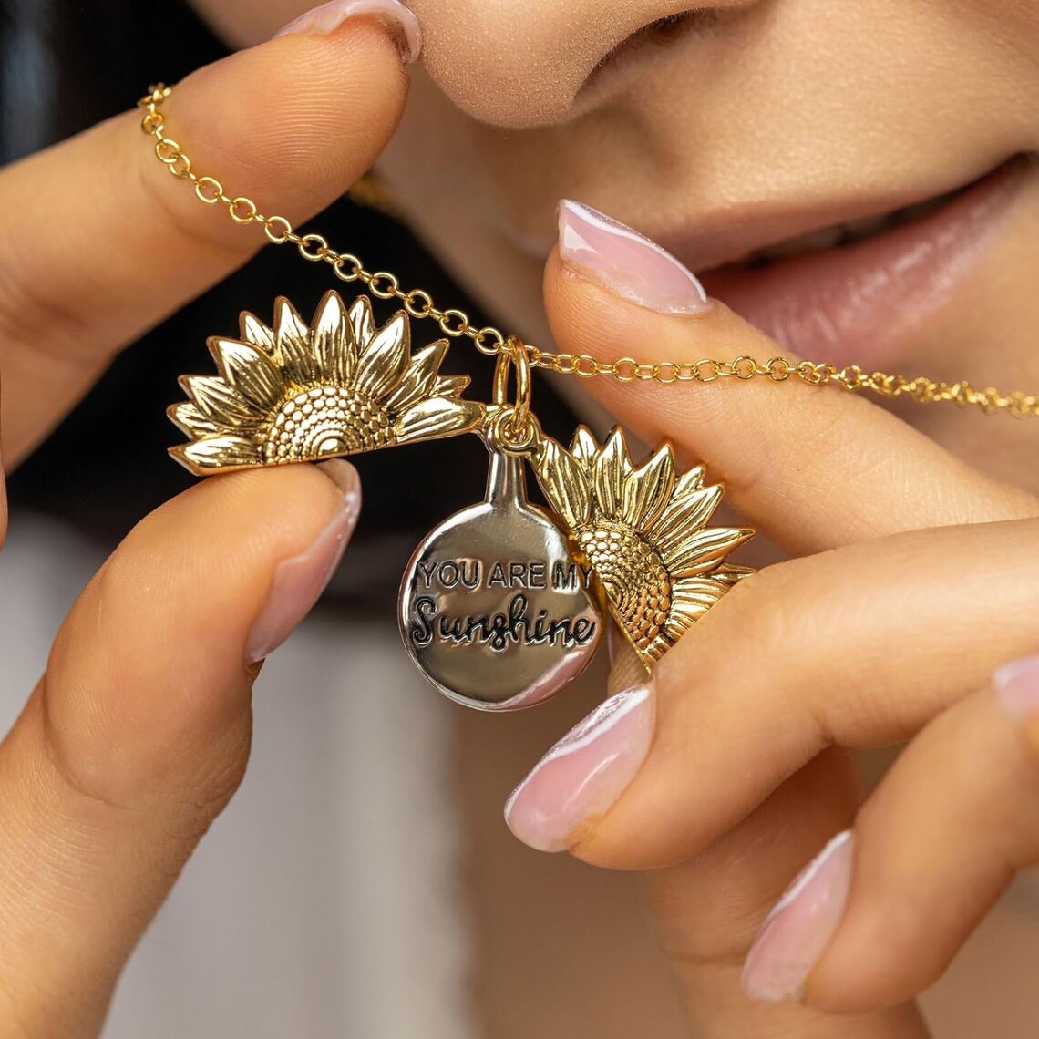 Eres mi sol - Sunflower Pendant Necklace
