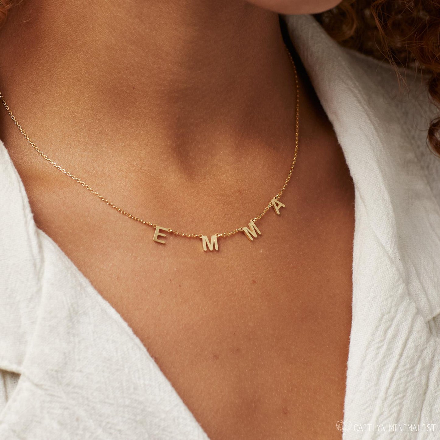 Name Letter Chain – Personalized Name Necklace