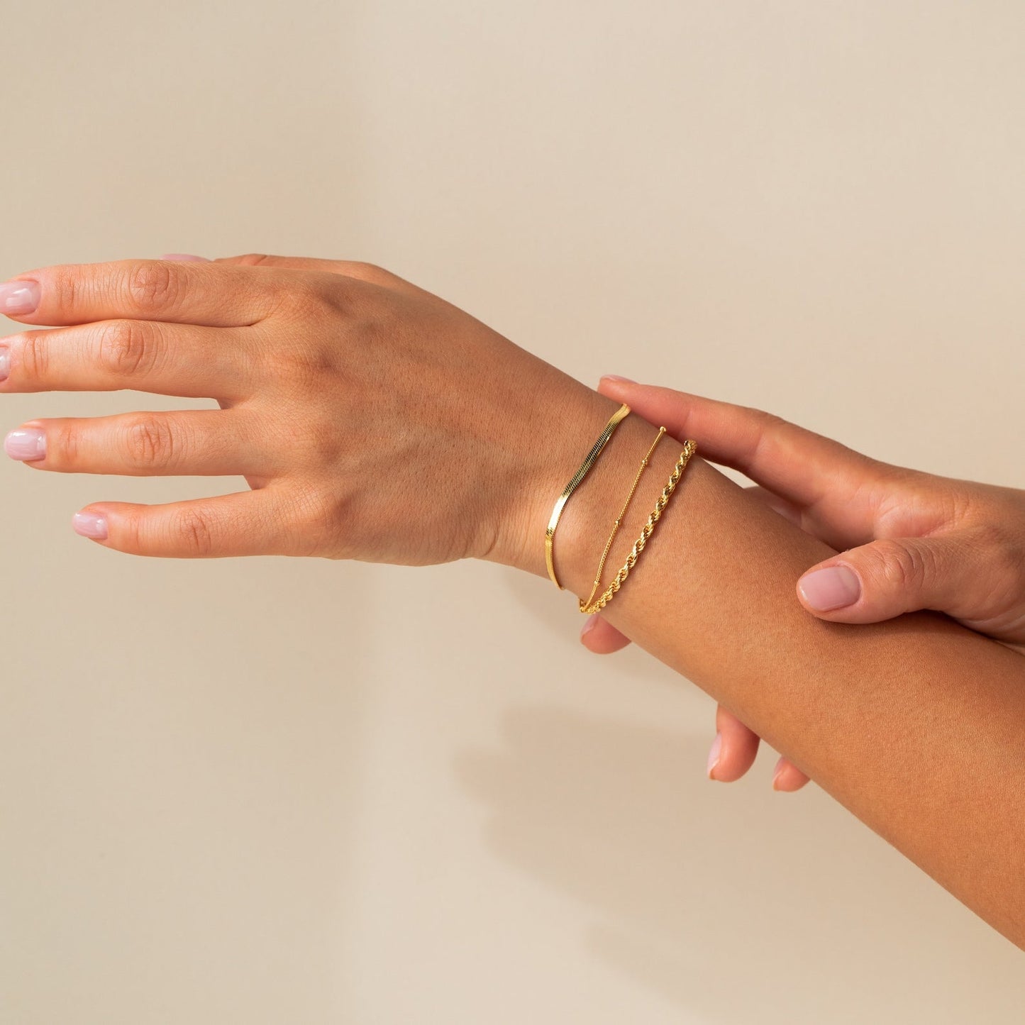 Chain Bracelets - Minimalist Stacked Bracelets