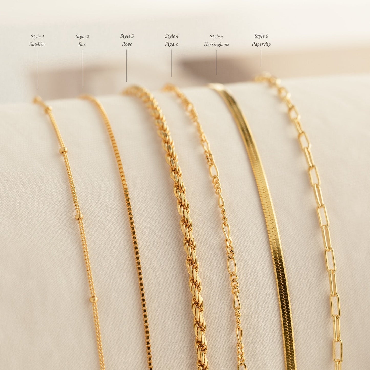 Chain Bracelets - Minimalist Stacked Bracelets