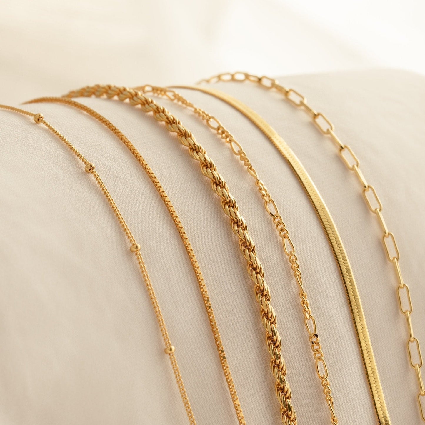 Chain Bracelets - Minimalist Stacked Bracelets