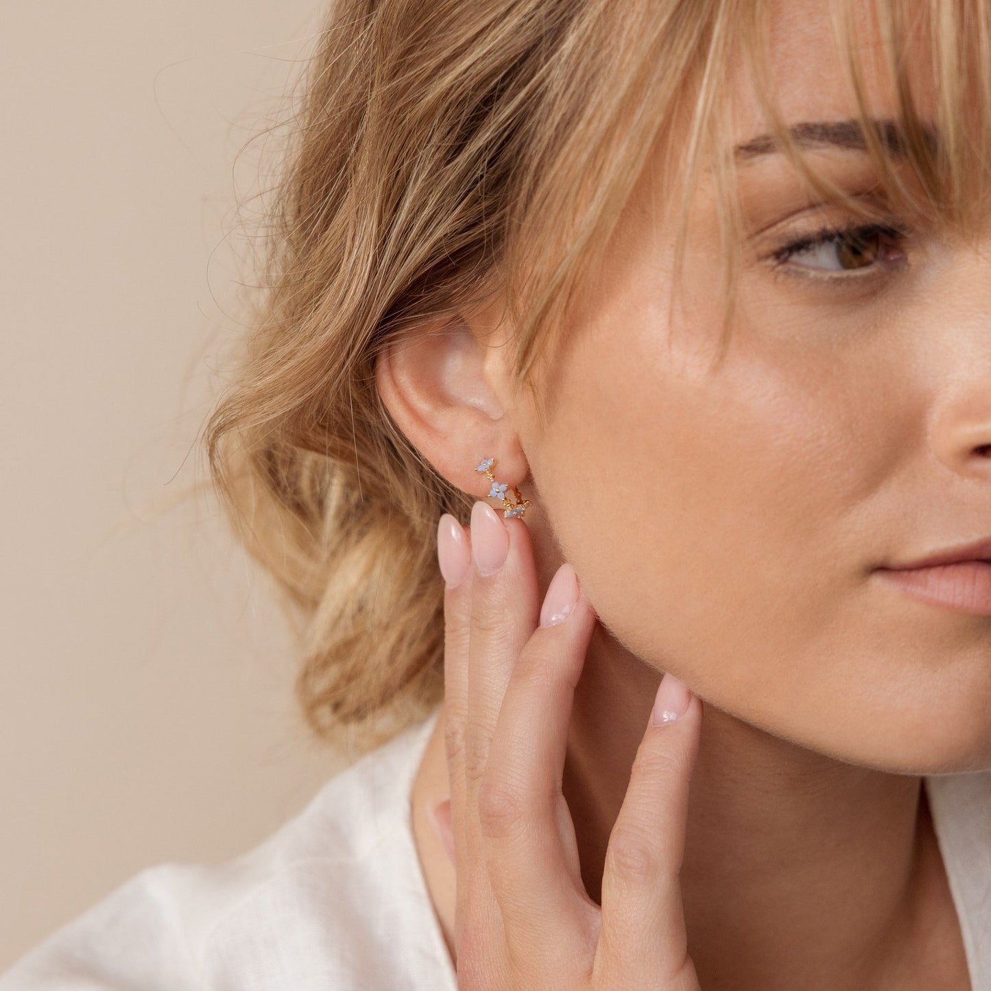 Monumento Earrings - Ivy Flower Buckle