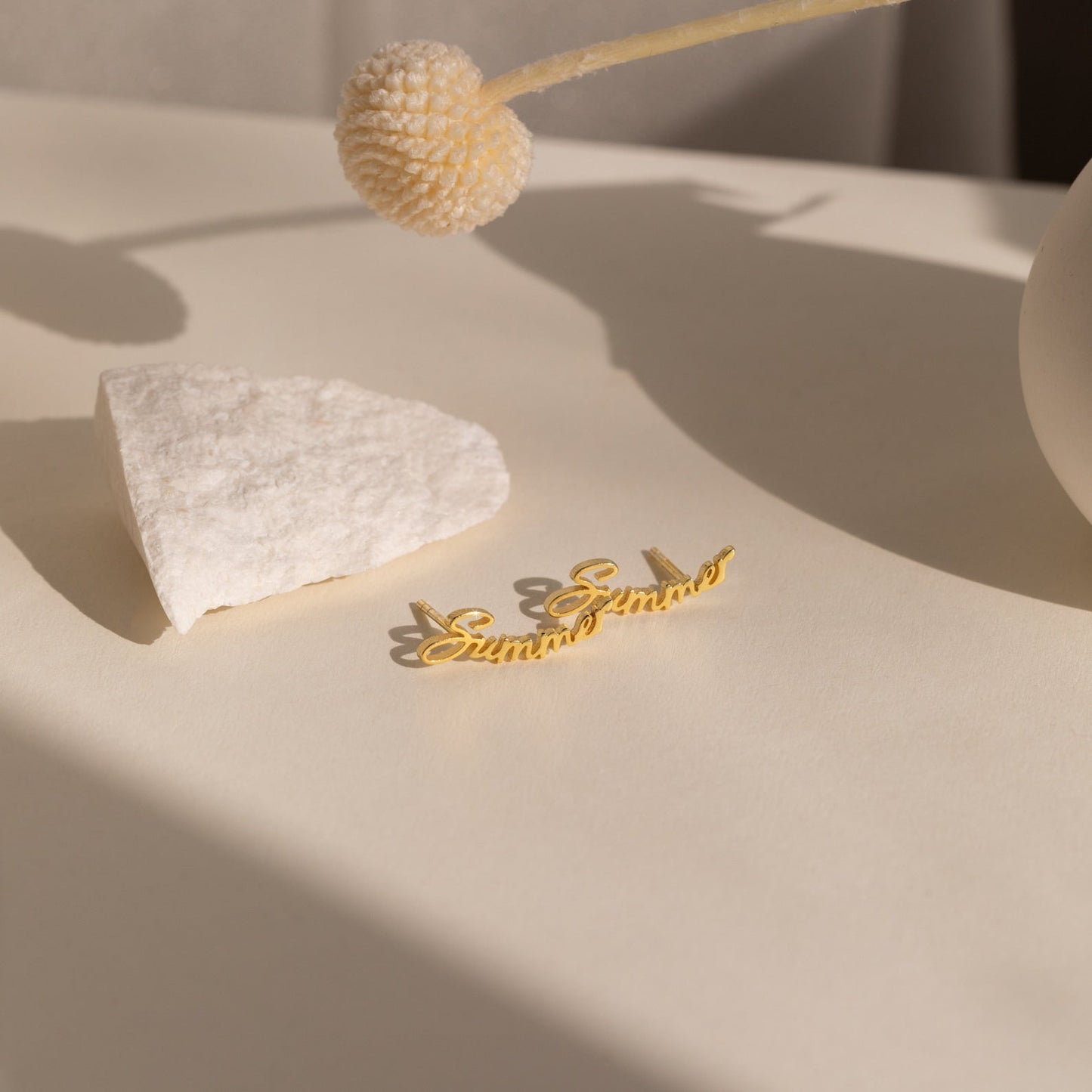 Custom Name Earrings - Minimalist Earrings