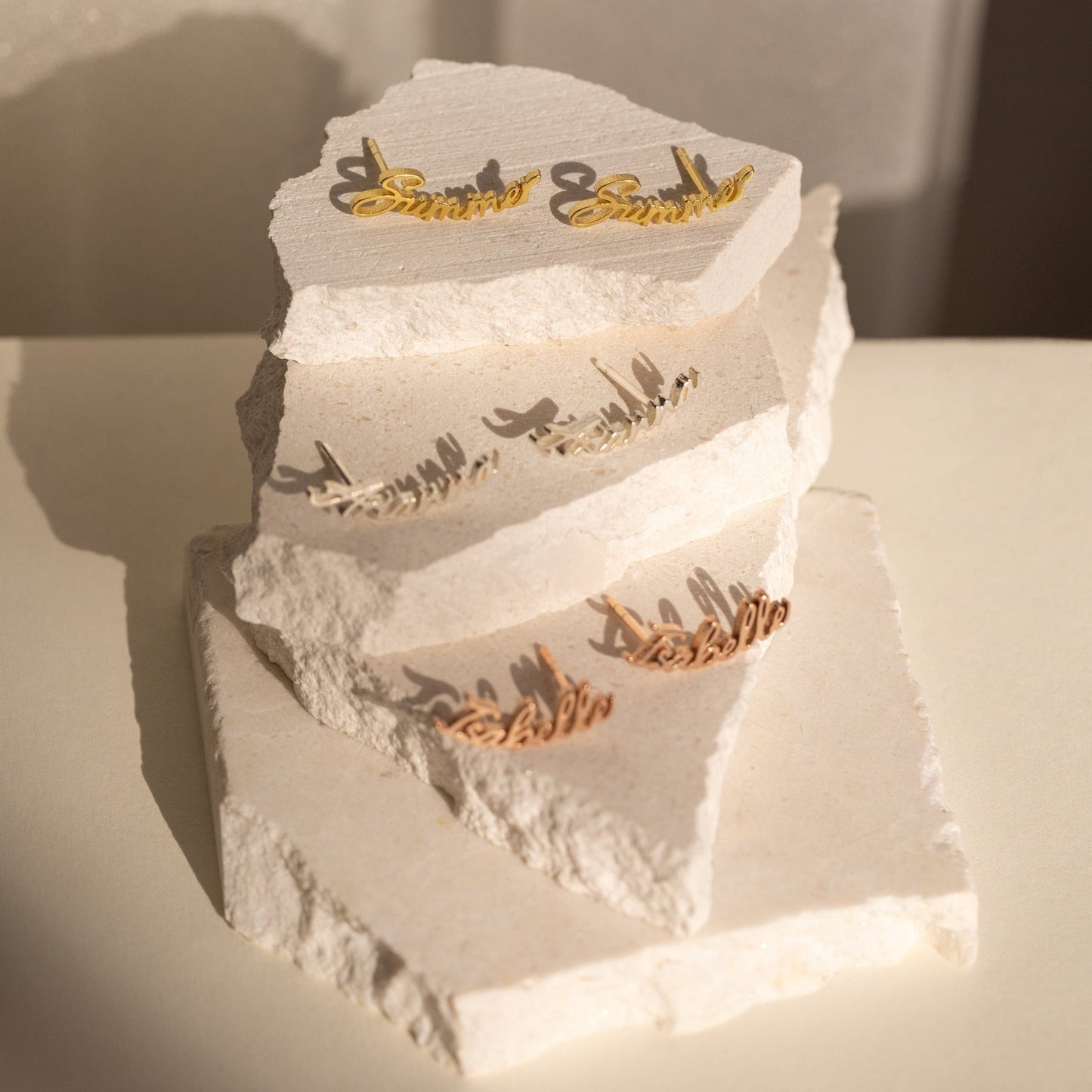 Custom Name Earrings - Minimalist Earrings