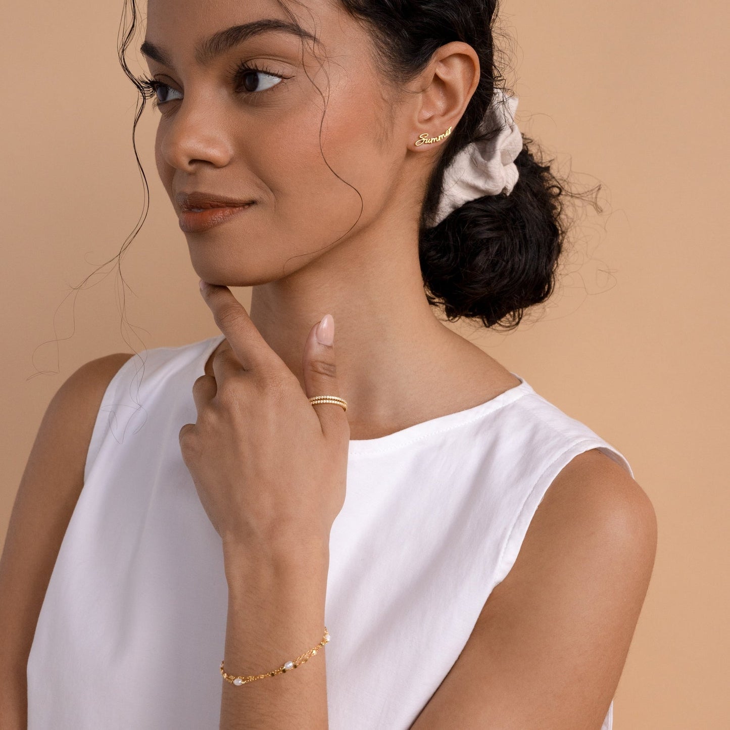 Custom Name Earrings - Minimalist Earrings