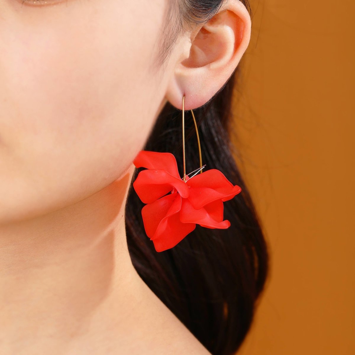 Fariba - Spring Floral Hoop Earrings