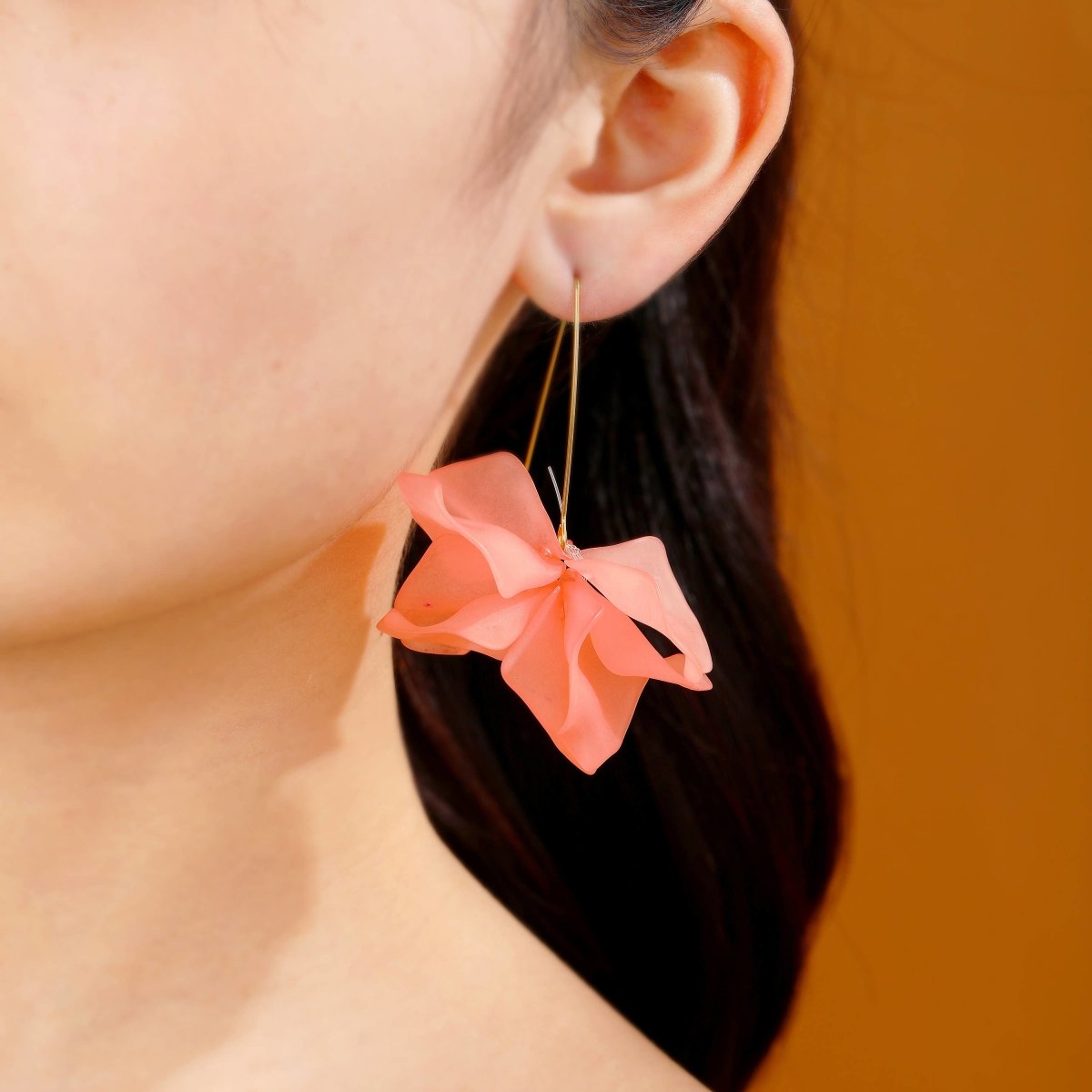 Fariba - Spring Floral Hoop Earrings