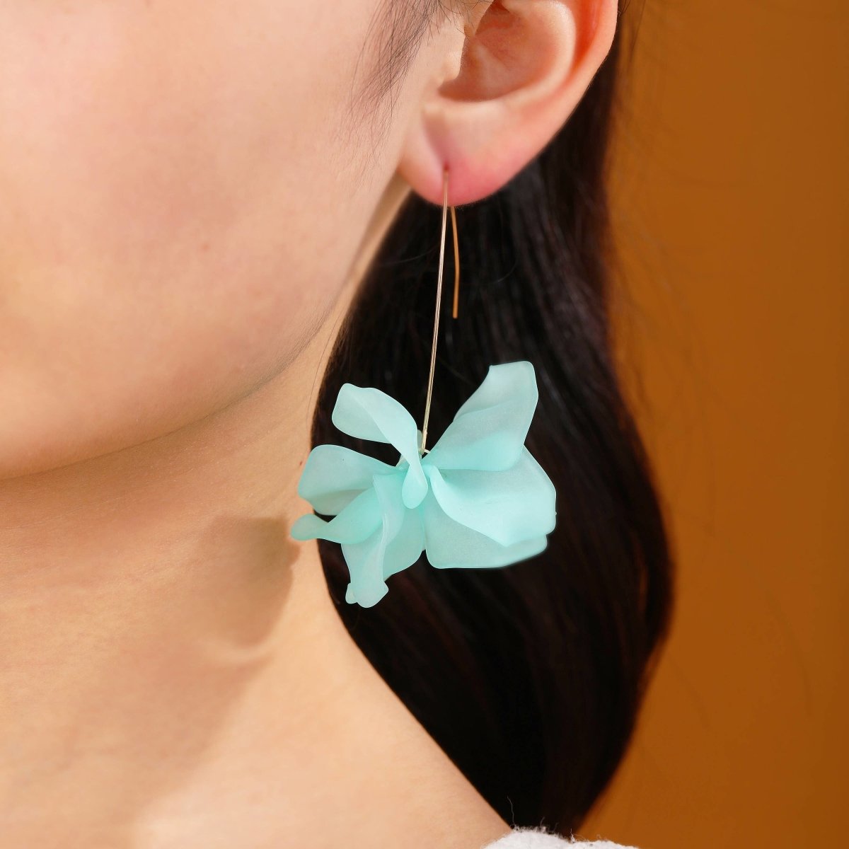 Fariba - Spring Floral Hoop Earrings