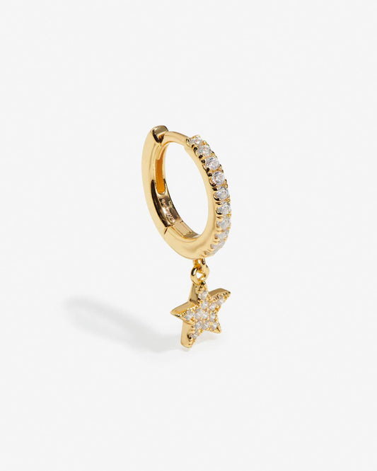 Janice - Star Pave Diamond Earrings