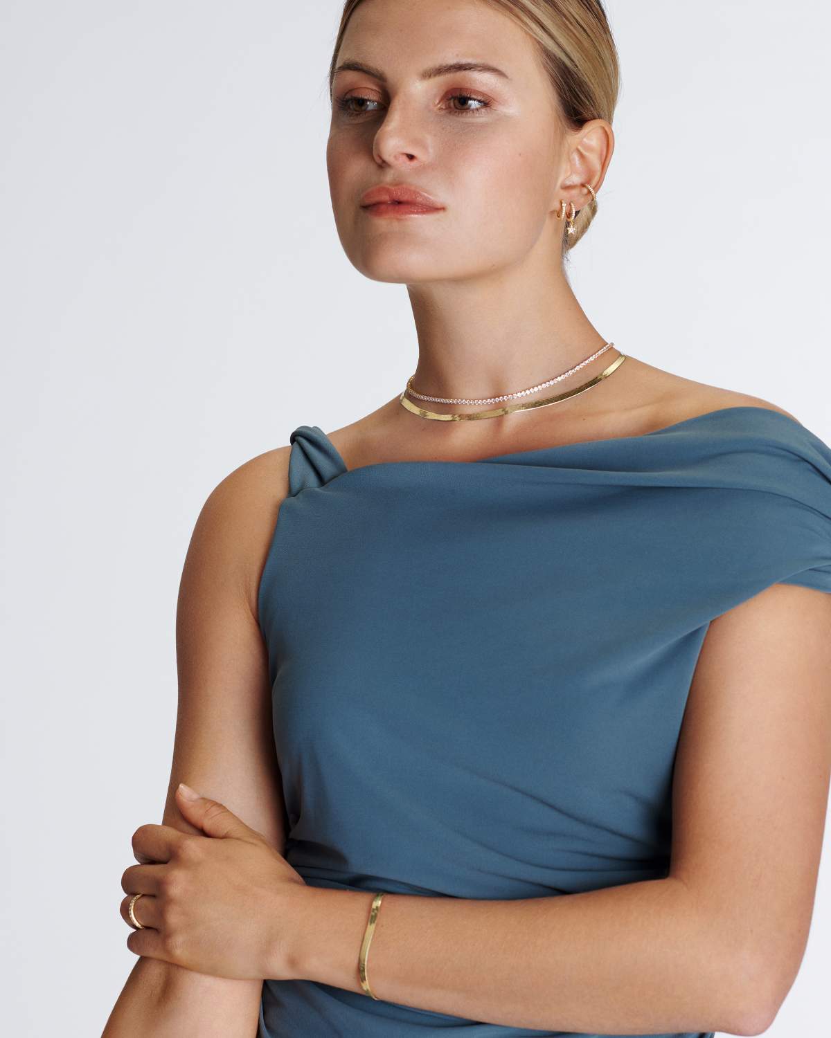 Janice - Star Pave Diamond Earrings