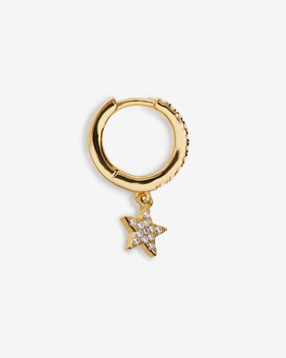 Janice - Star Pave Diamond Earrings