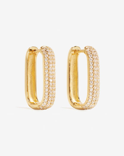 Chloe - Pavé Earrings