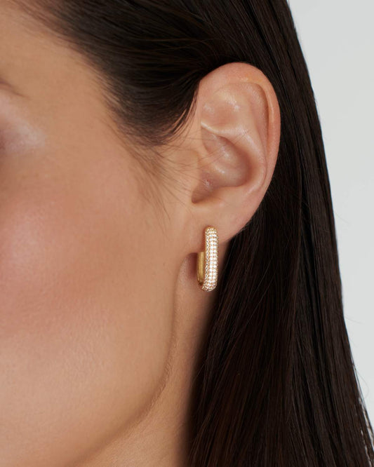 Chloe - Pavé Earrings