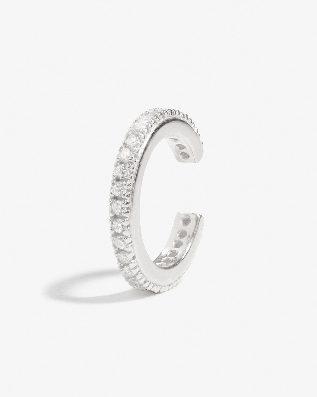Thena - Silver Ear Hoops