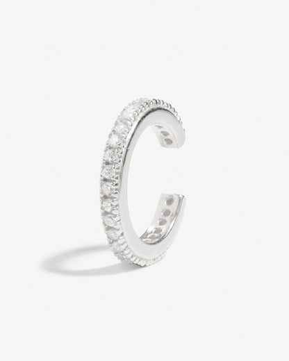 Thena - Silver Ear Hoops