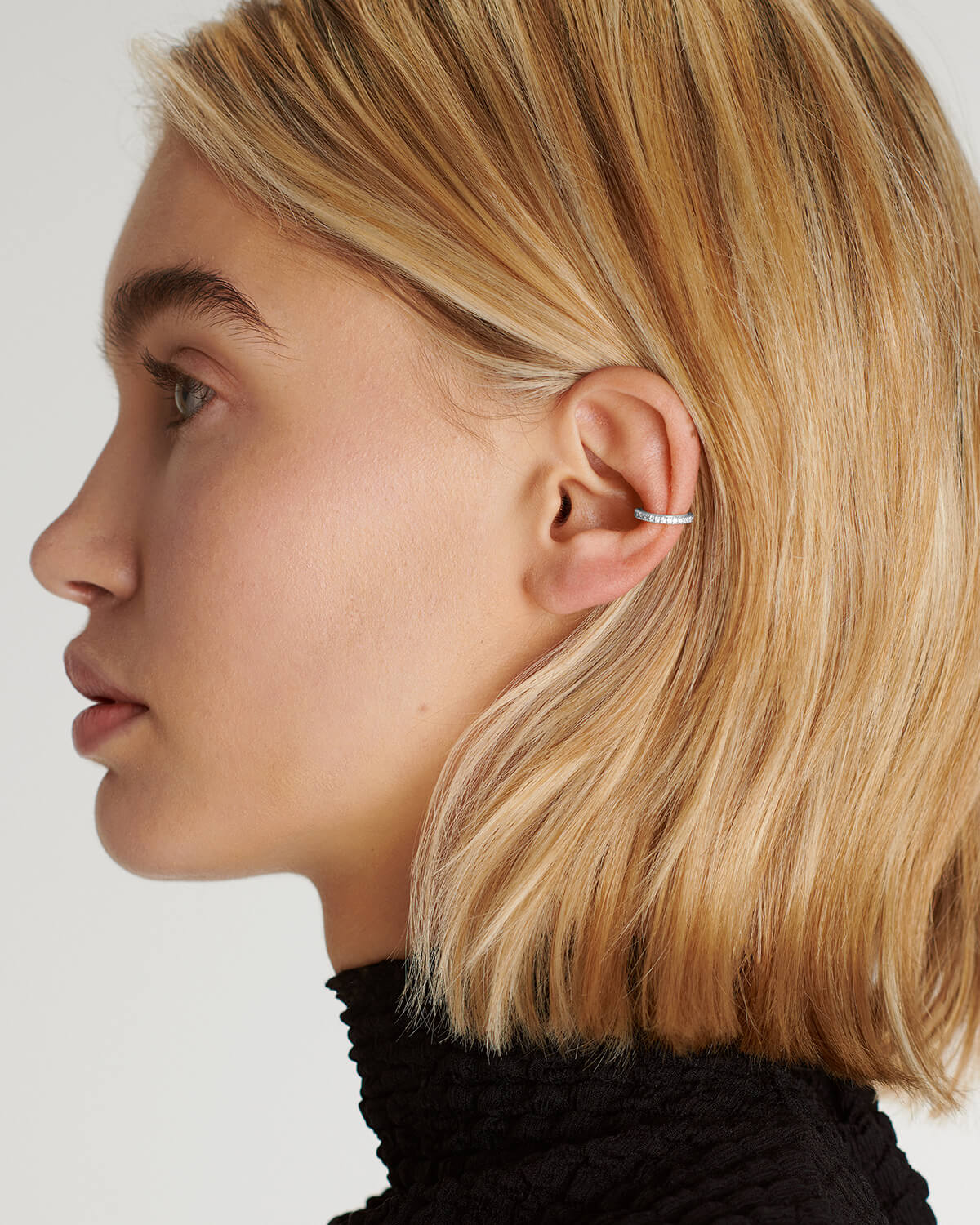 Thena - Silver Ear Hoops