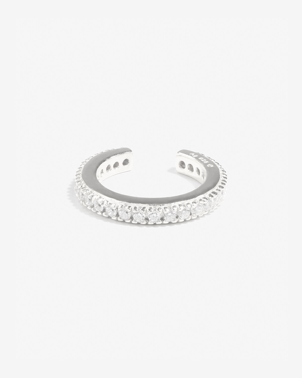 Thena - Silver Ear Hoops