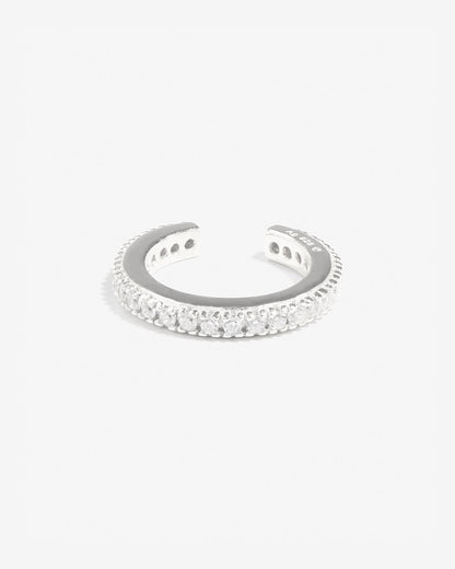 Thena - Silver Ear Hoops