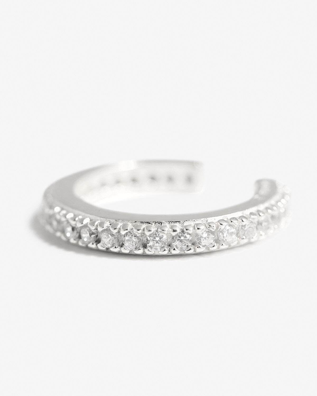 Thena - Silver Ear Hoops