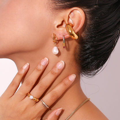 Knot and Pearl Earrings – Pearl Earrings with Knot Design