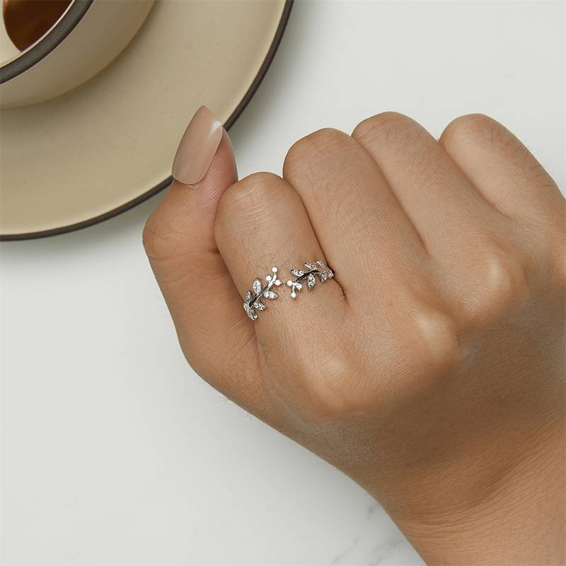Branch Leaf Ring - Tree Leaf Ring