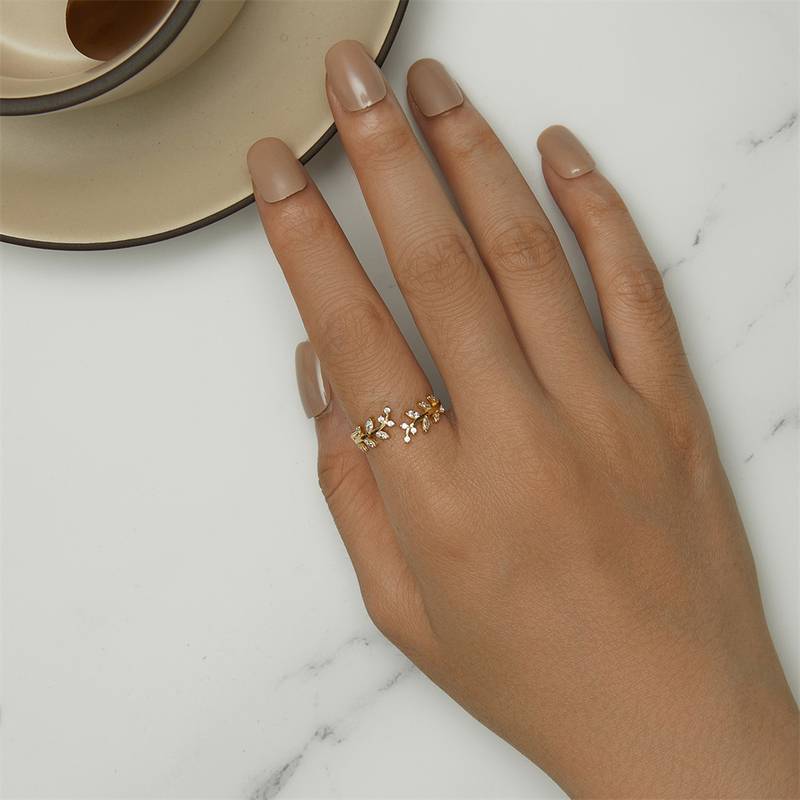 Branch Leaf Ring - Tree Leaf Ring