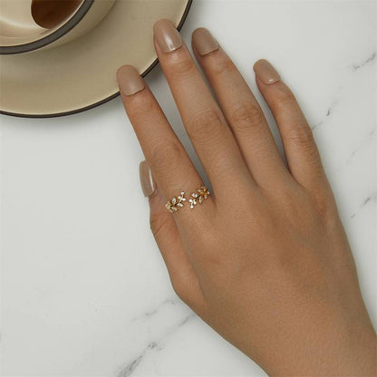 Branch Leaf Ring - Tree Leaf Ring