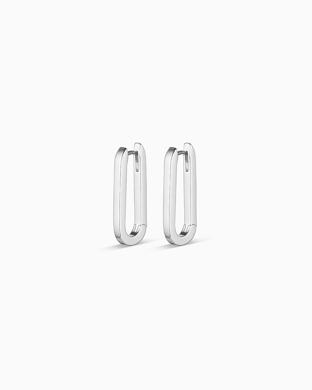 Parker - Rectangular Huggie Earrings