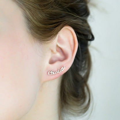 Custom Name Earrings - Minimalist Earrings