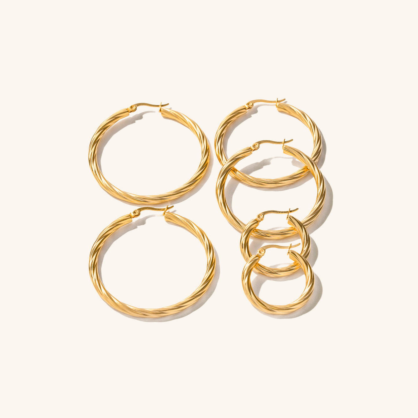 Zephy - Braided Hoop Earrings