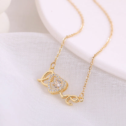 Love Spelled - Love Pendant Necklace