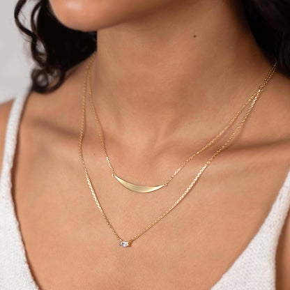 Amere - Baguette Necklace