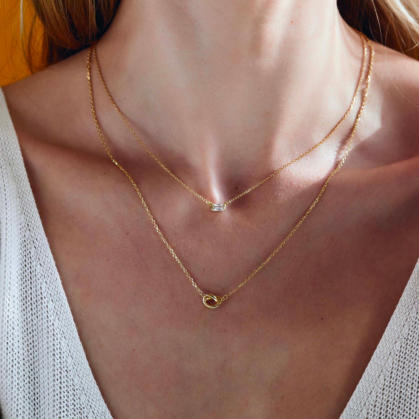 Amere - Baguette Necklace