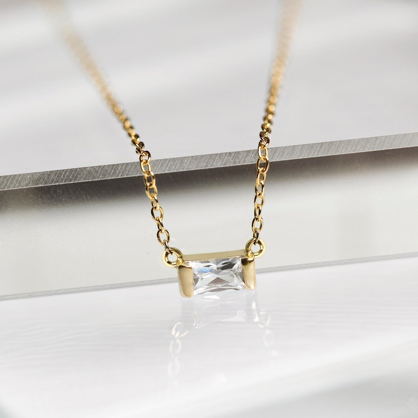 Amere - Baguette Necklace
