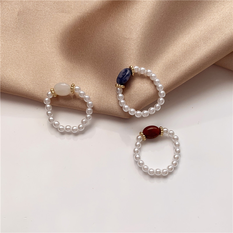 Stone Pearl - Vintage Pearl Ring