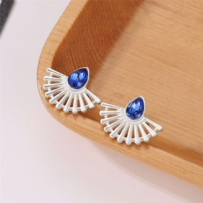 Art Deco Fan Earrings - Bohemian Earrings