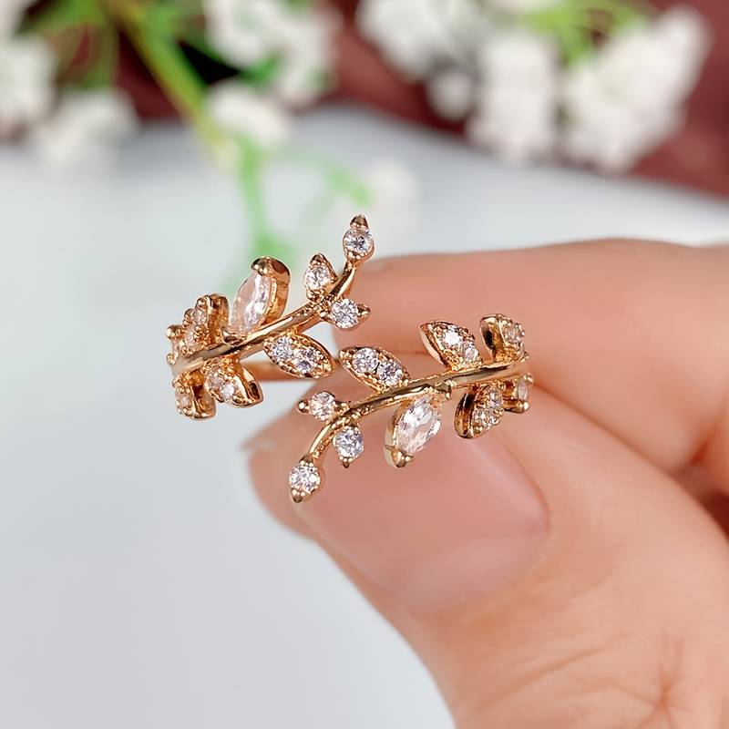 Branch Leaf Ring - Tree Leaf Ring