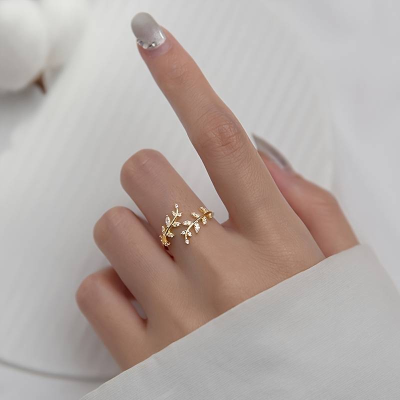 Branch Leaf Ring - Tree Leaf Ring