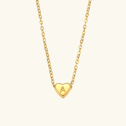 Corazón - Gold Initial Necklace
