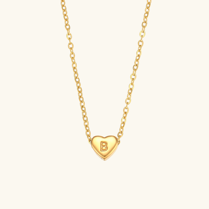 Corazón - Gold Initial Necklace