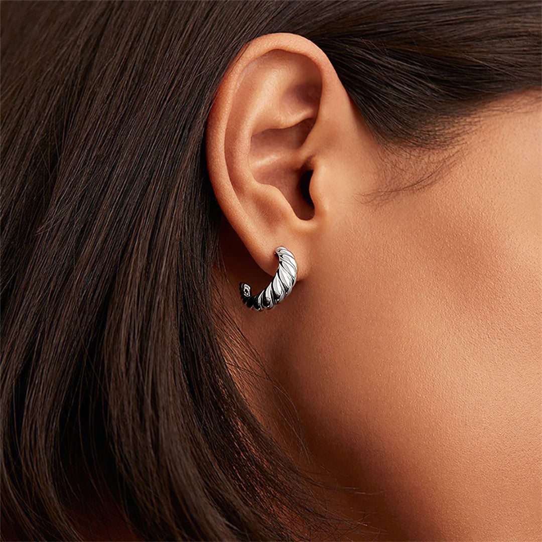 Croissant - Hoop Earrings