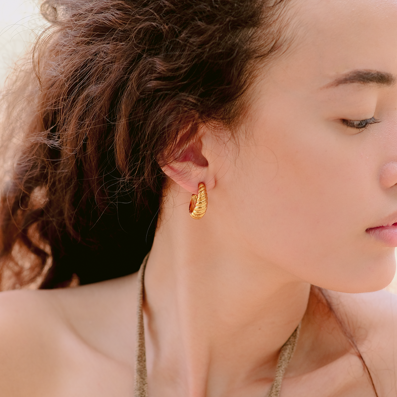 Croissant - Hoop Earrings