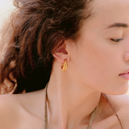 Croissant - Hoop Earrings