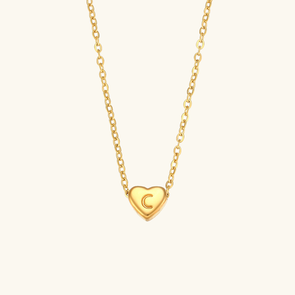 Corazón - Gold Initial Necklace